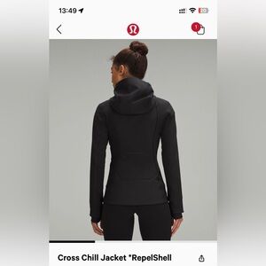 Lululemon cross chill jacket repelshell